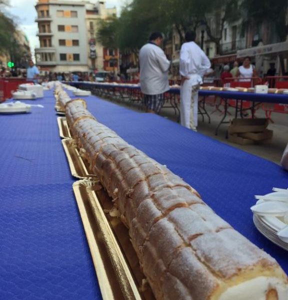 pastís de Santa Tecla diagonal