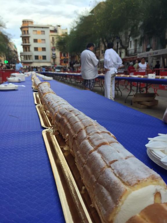 pastís de Santa Tecla diagonal