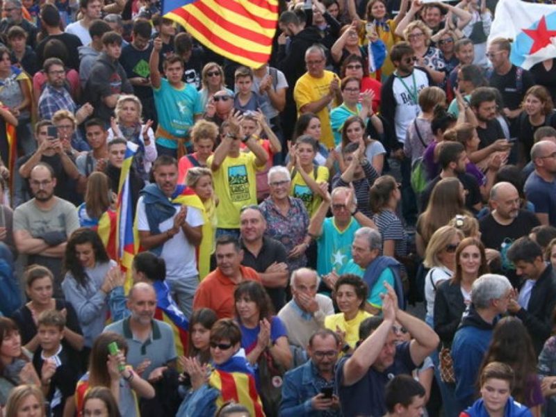 Gent en una manifestació