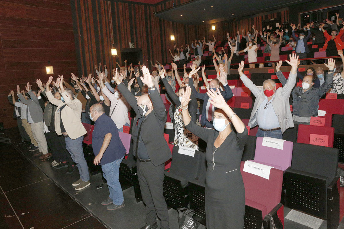 Instantània de la passada edició de la gala dels Premis Ones, al Teatre Tarragona