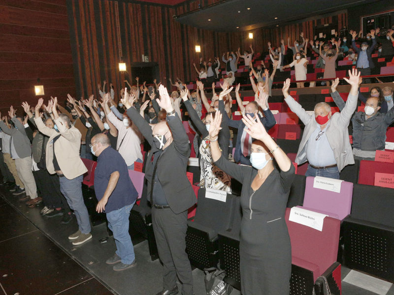 Instantània de la passada edició de la gala dels Premis Ones, al Teatre Tarragona