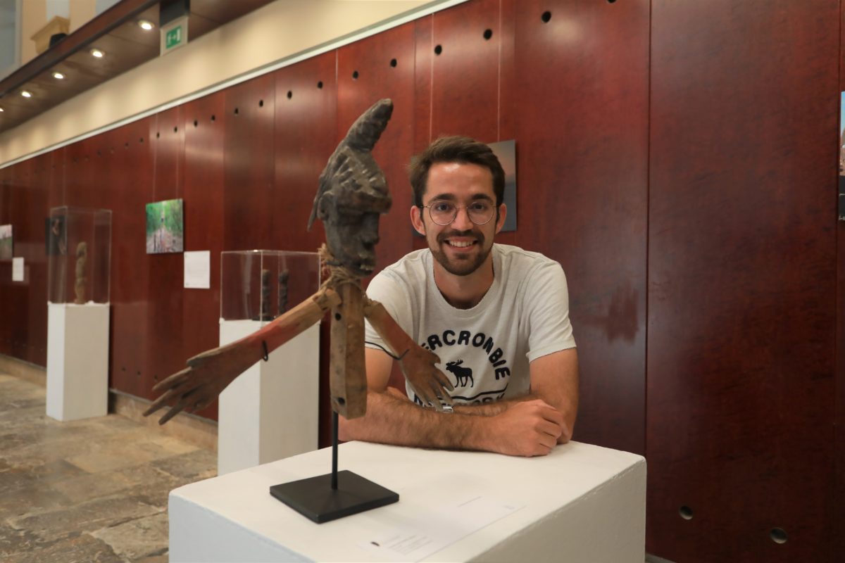 "Les màscares de Jesús Arjona" es pot visitar de l'1 al 20 de juny. Foto: Manel R.Granell.