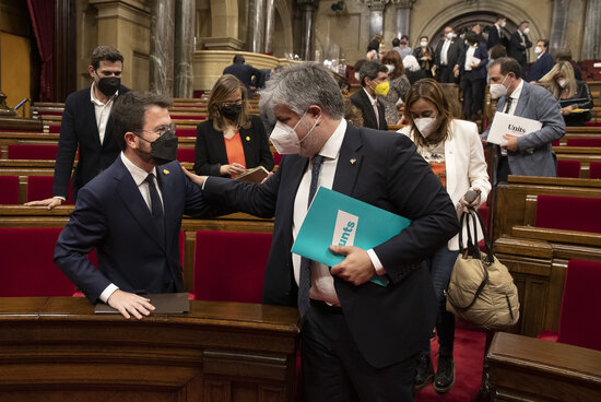 Debat d'investidura de Pere Aragonès