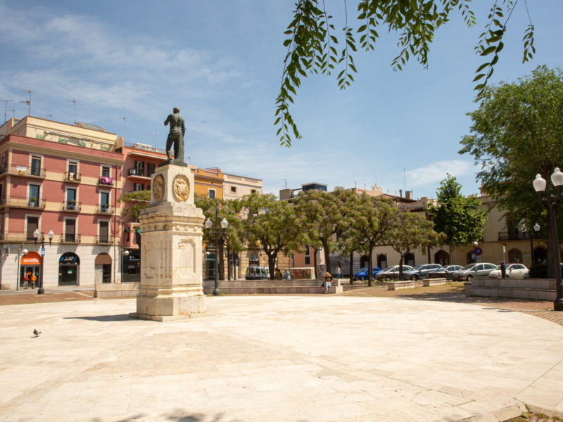 La Plaça dels Carros acollirà el Mercat de la Pagesia. Foto: David Oliete.