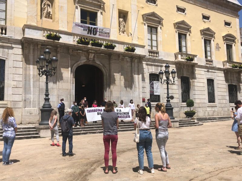 Concentració contra la violència masclista