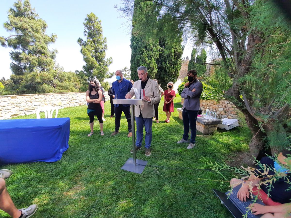 Pau Ricomà durant la presentació del nou equip de govern de l'Ajuntament de Tarragona.