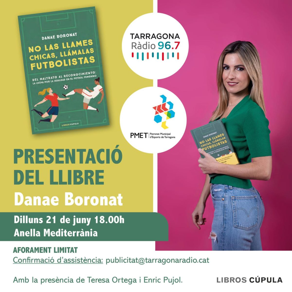 Imatge promocional de la presentació del llibre que es farà a la tarda a l'Anella Mediterrània.