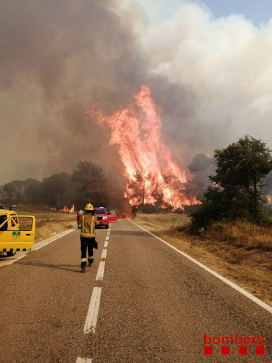 Inceni a Santa Coloma de Quralt