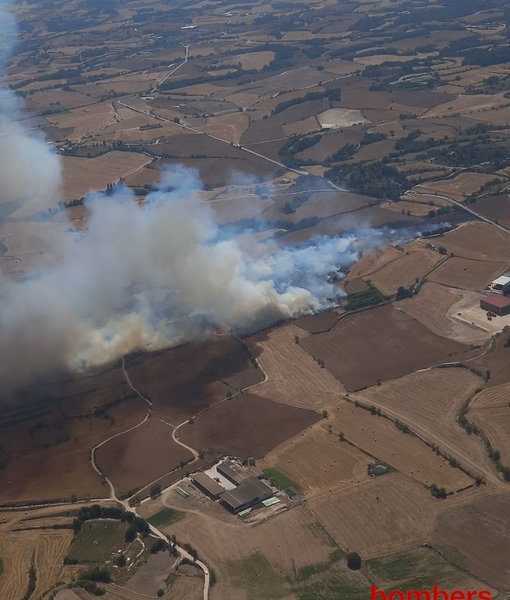 Incendi a Santa Coloma de Queralt