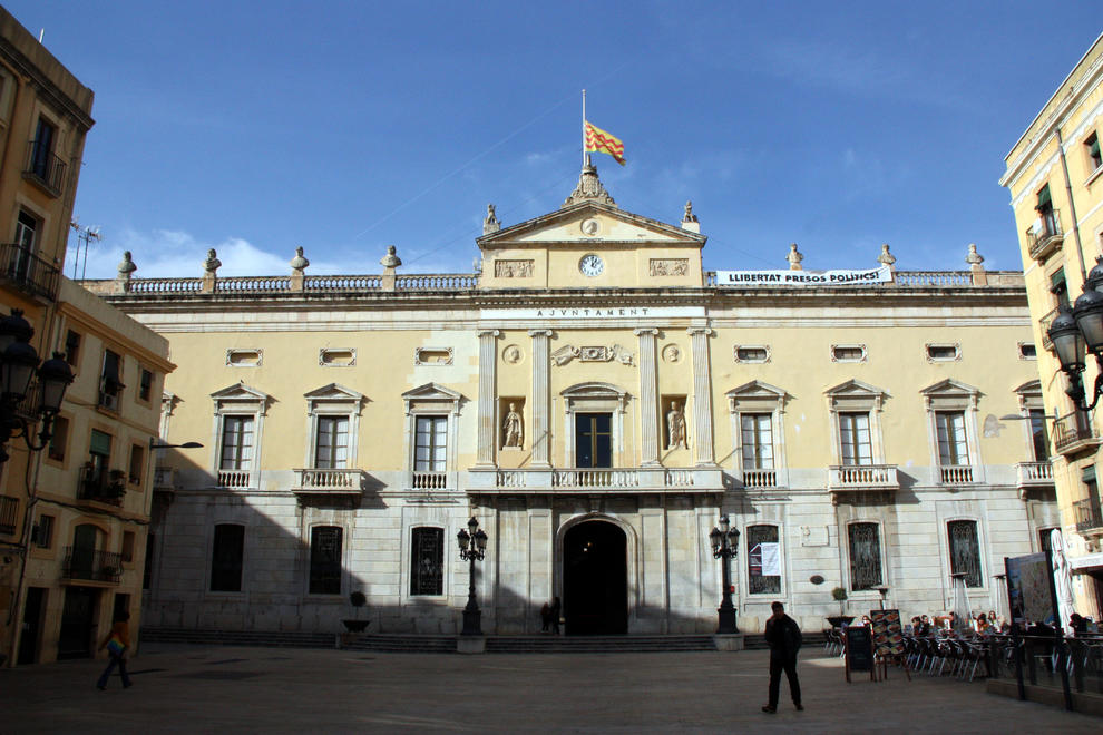 Façana de l'Ajuntament de Trragona