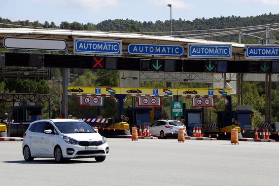 Peatge d'una autopista catalana