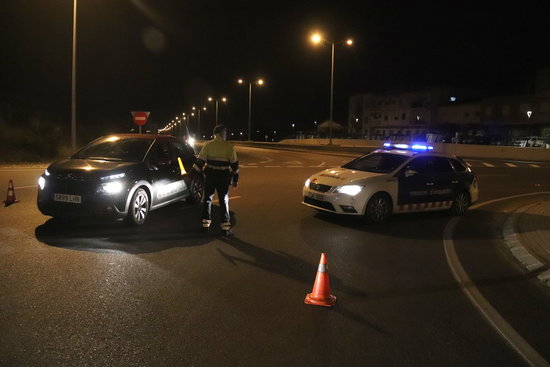 Control del Mossos de nit a Tarragona