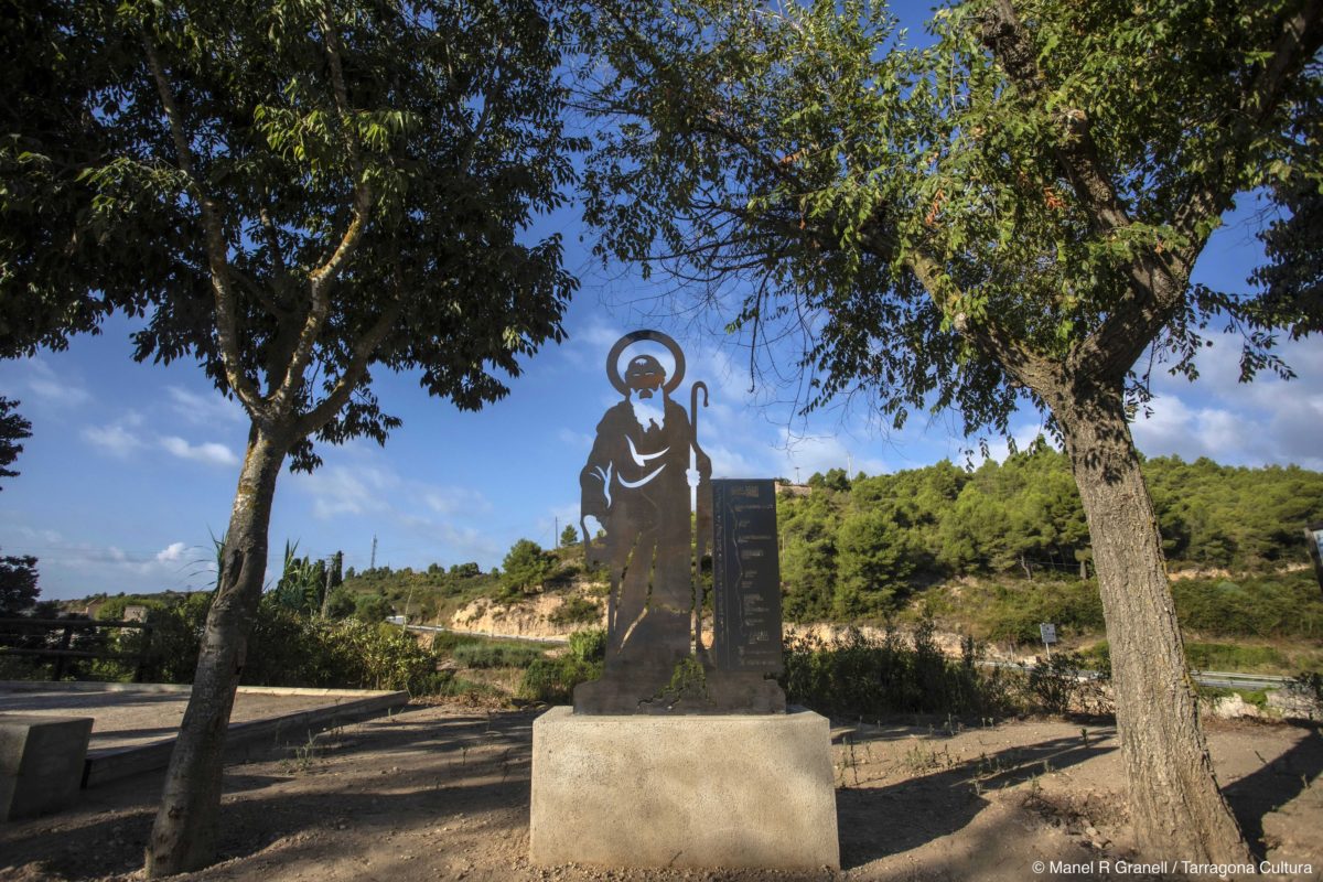 Un dels tòtems que hi ha al camí i que es va estrenar l'any passat. Foto: Manel R. Granell.