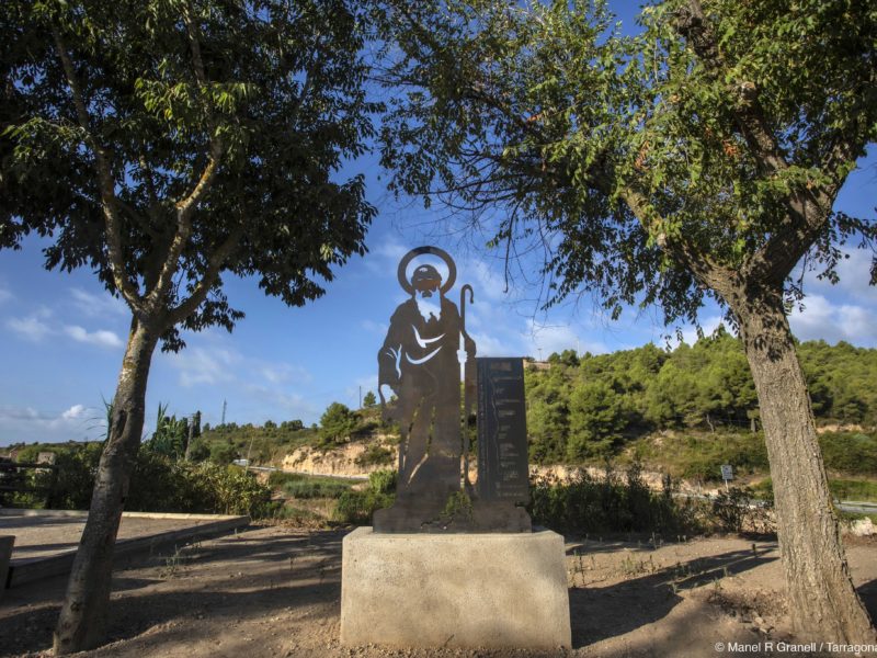 Un dels tòtems que hi ha al camí i que es va estrenar l'any passat. Foto: Manel R. Granell.