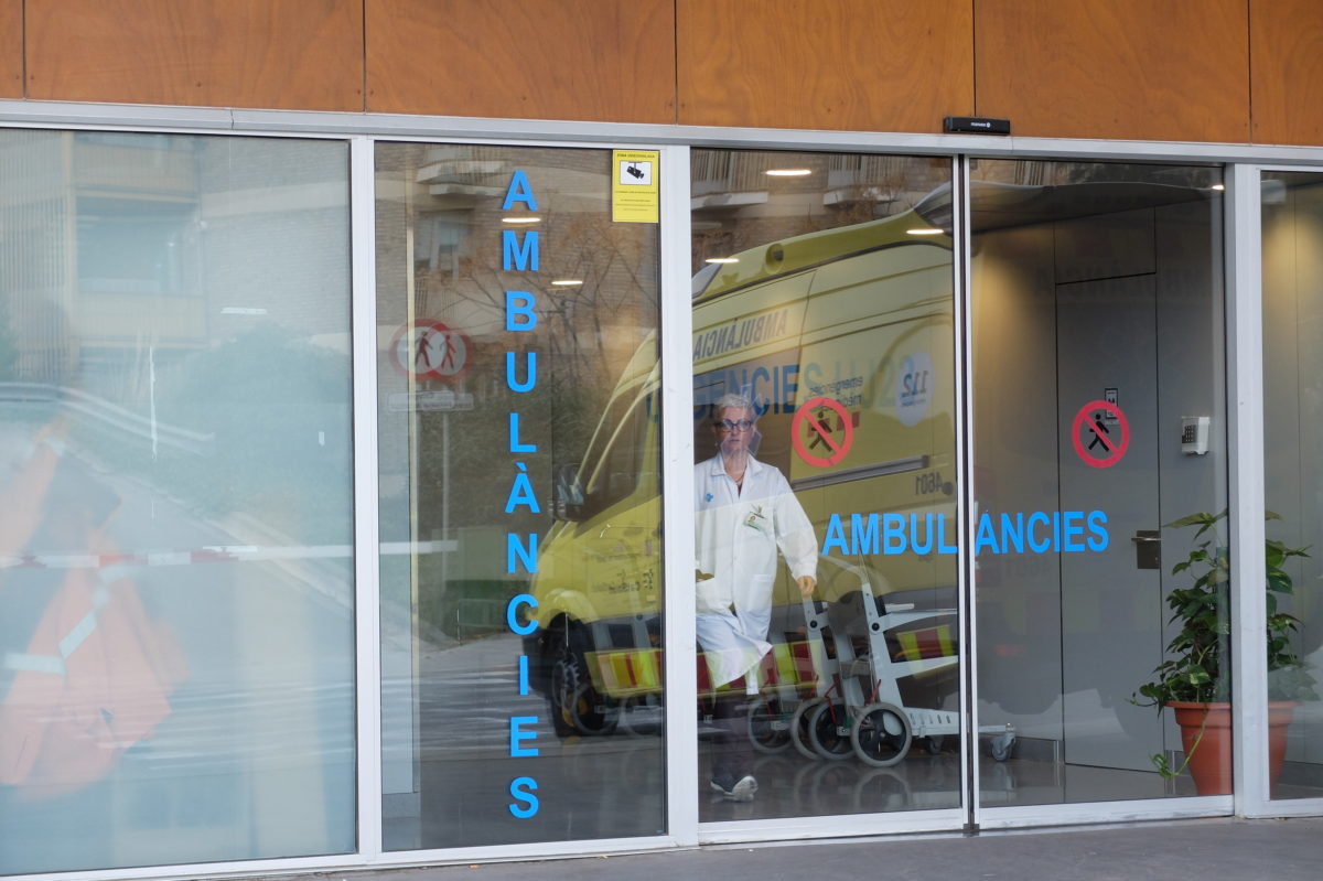 Imatge de les urgències de l'Hospital Joan XXIIII de Tarragona.