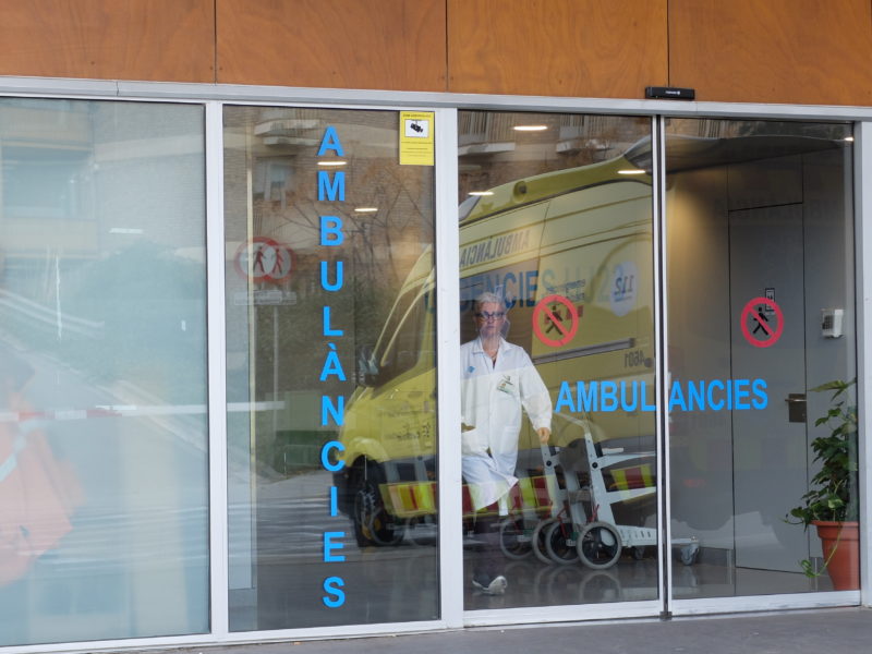 Imatge de les urgències de l'Hospital Joan XXIIII de Tarragona.