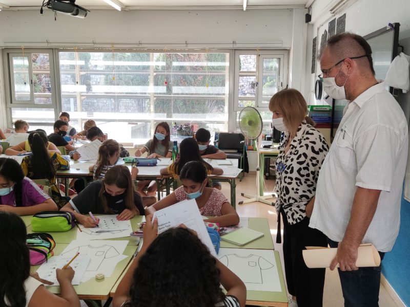 Joan Manel Audí en una classe