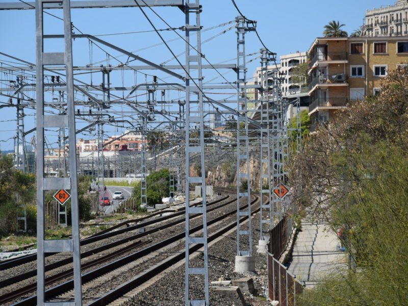 Vies del tren a Tarragona