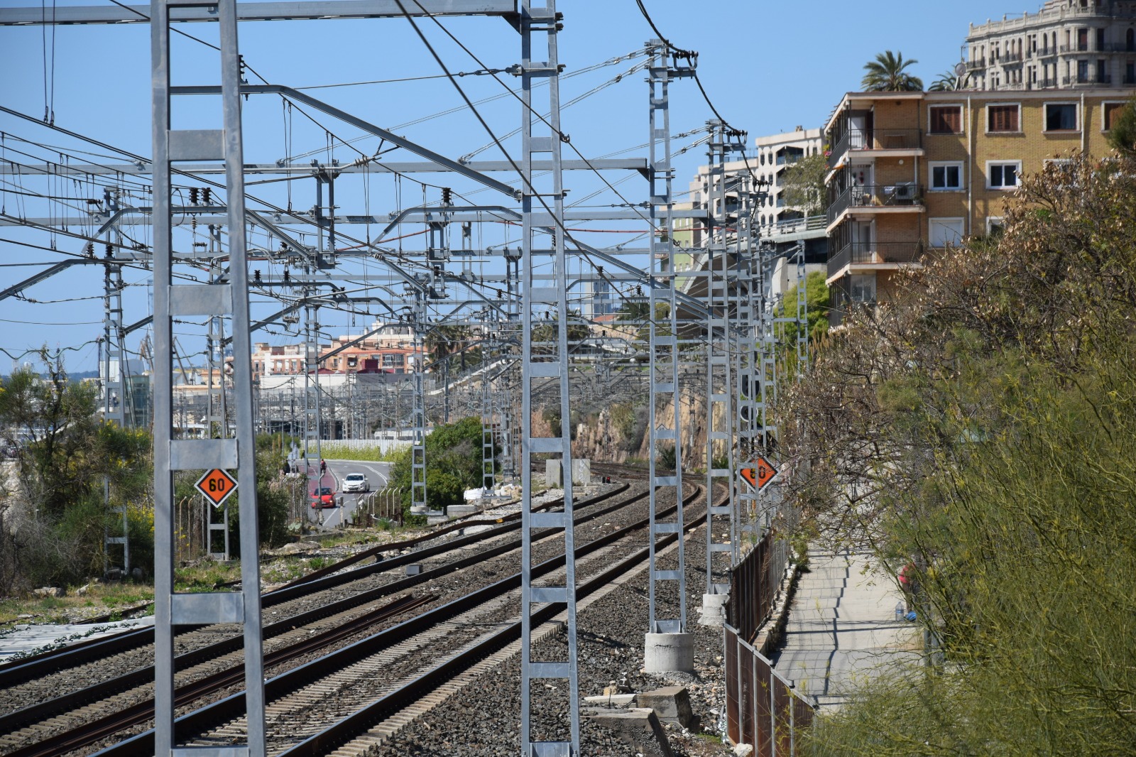 Vies del tren a Tarragona