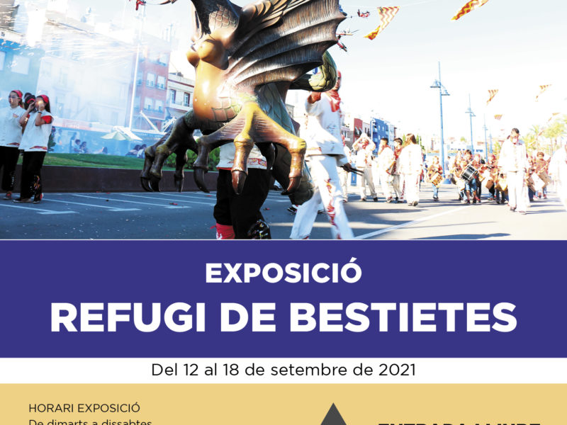 Cartell promocional de la mostra, que s'instal·la aquest diumenge al Refugi 1.