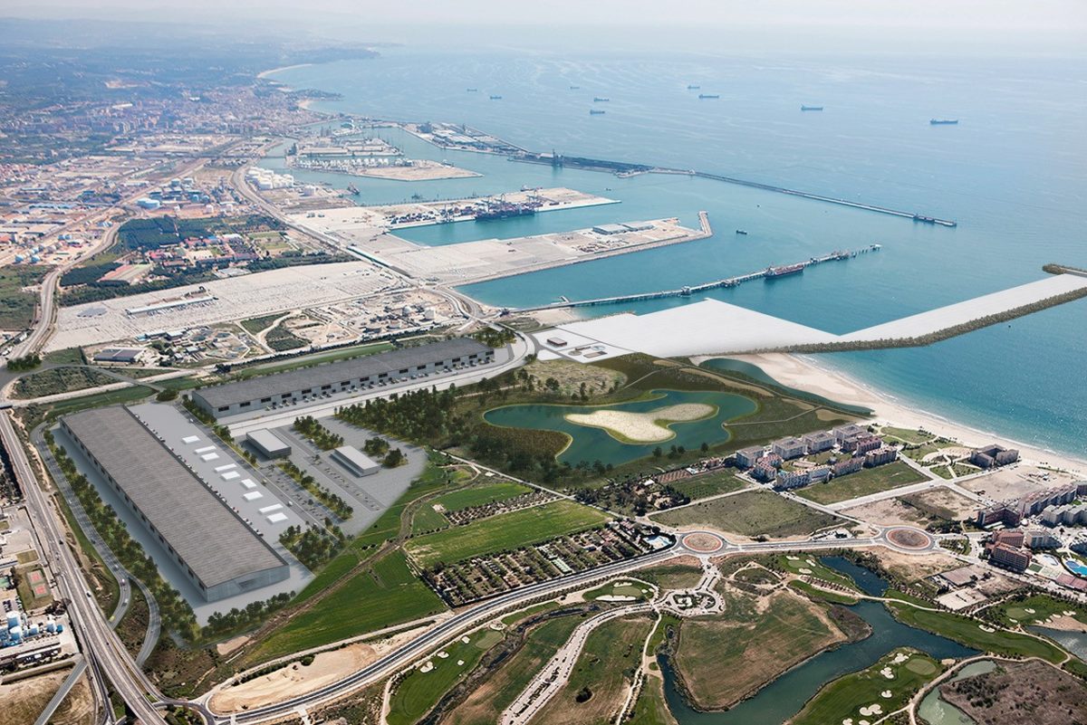 Imatge virtual de la futura ZAL del Port de Tarragona.