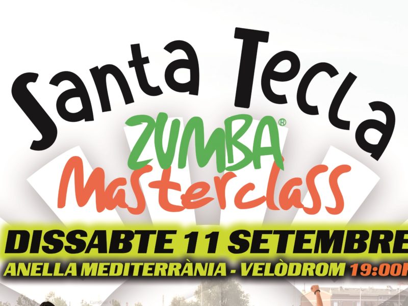 Cartell zumba Santa Tecla 2021