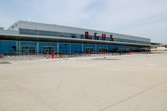 Pla general de la nova plataforma de l'Aeroport de Reus. Foto: ACN.