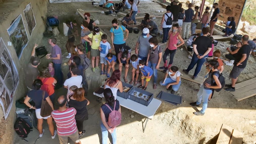 Barranc de la Boella amb visitants