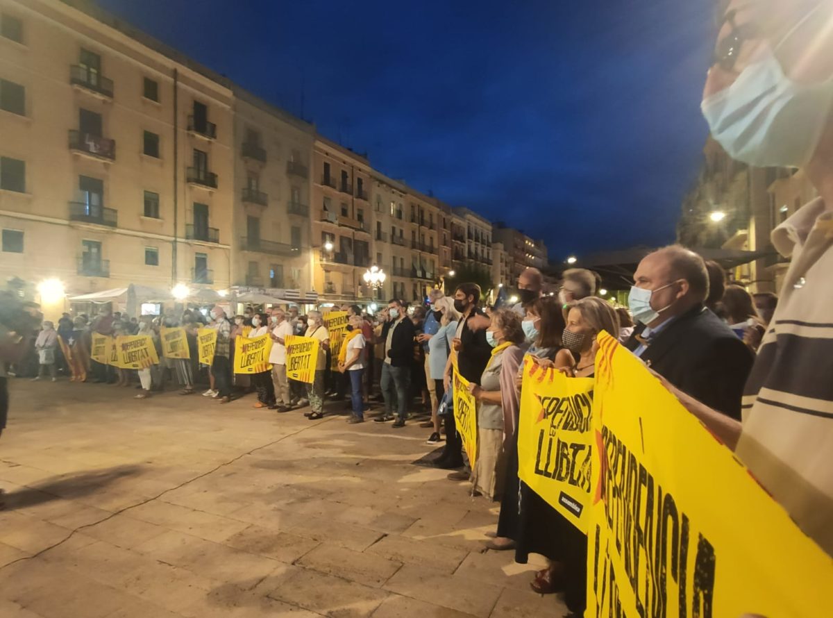 Concentració en favor de Carles Puigdemont