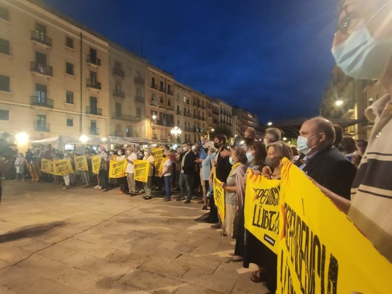 Concentració en favor de Carles Puigdemont