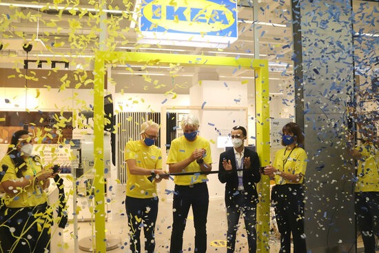 Moment inauguració de la botiga d'Ikea a Tarragona