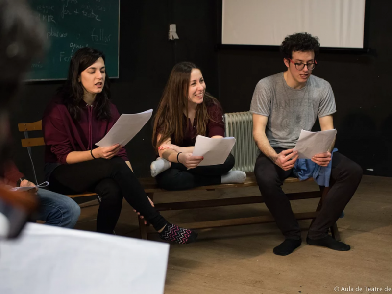 Un dels laboratoris de l'Aula de Teatre de la URV.