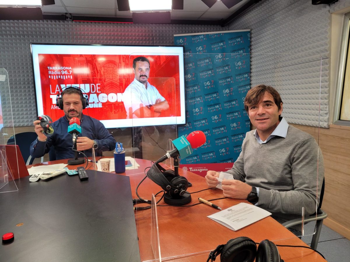 El portaveu de Junts per Tarragona, Dídac Nadal, als estudis de Tarragona Ràdio.