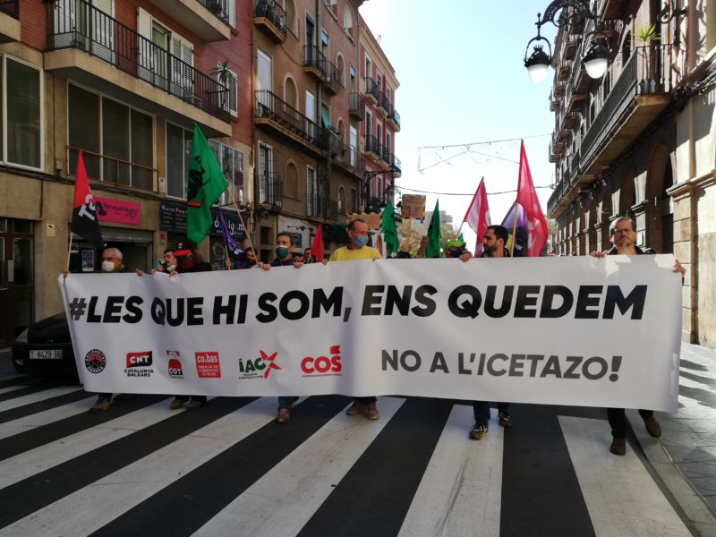 La manifestació ha sortit de la plaça dels Carros.