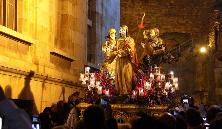 La professó del Sant Enterrament podria tornar als carrers aquesta propera Setmana Santa. Foto: ACN.