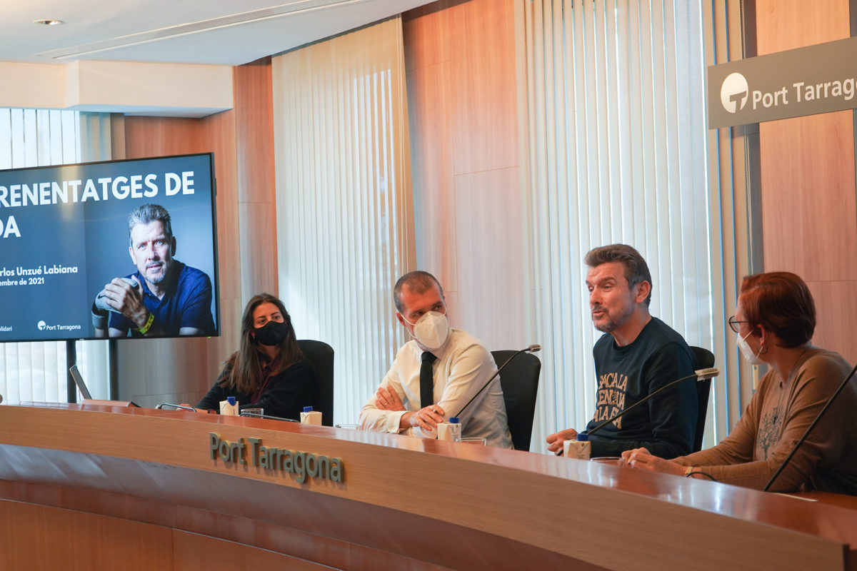 Juan Carlos Unzué ha participat en aquest acte organitzat per PortSolidari.