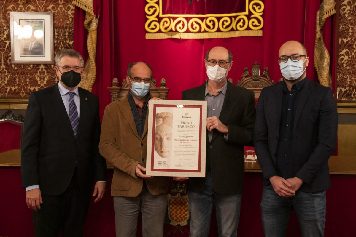 El Premi Tàrraco es va lliurar aquest 30 de novembre en un acte presidit per l'alcalde Ricomà. Foto: David Aymerich.