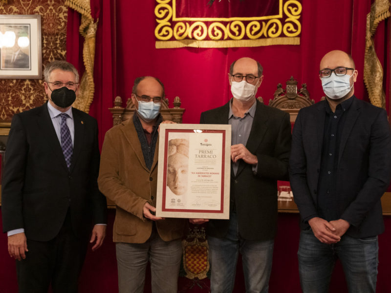 El Premi Tàrraco es va lliurar aquest 30 de novembre en un acte presidit per l'alcalde Ricomà. Foto: David Aymerich.