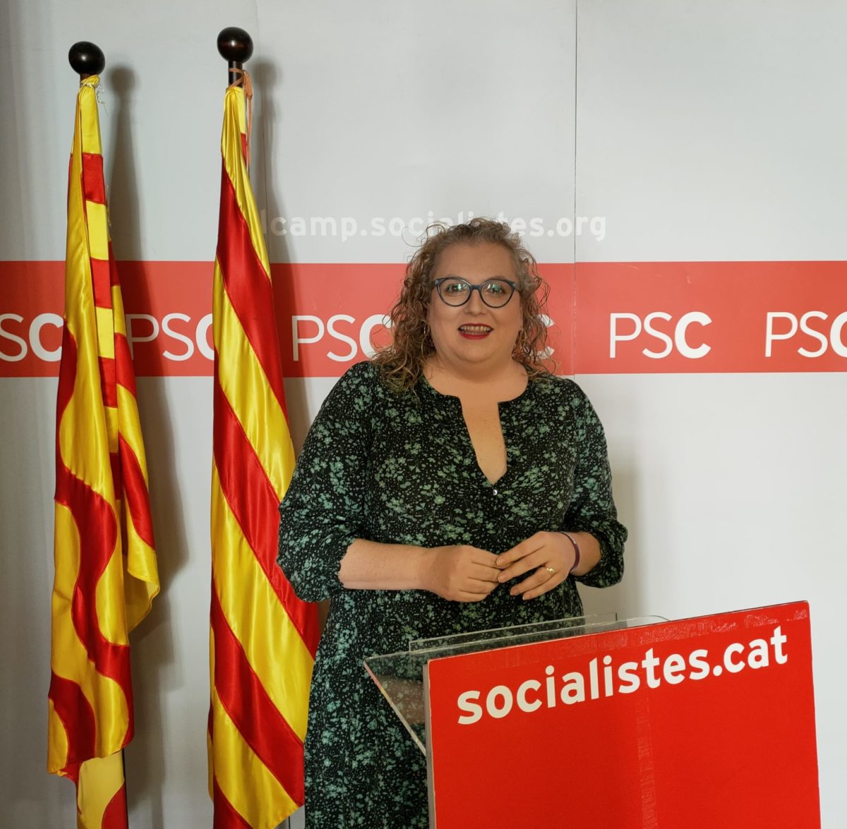 La portaveu del PSC, Sandra Ramos.