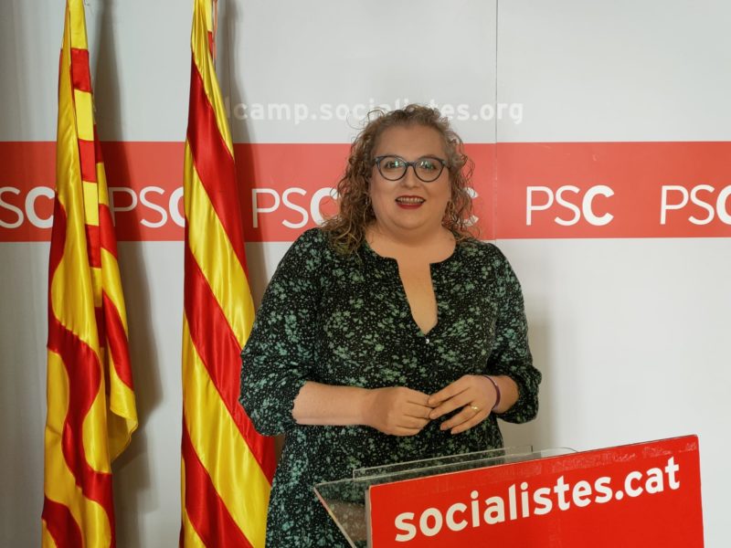 La portaveu del PSC, Sandra Ramos.