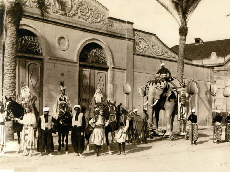 L'Elefant fa la Cavalcada des de l'any 1921. Foto: Arxiu Municipal Tarragona.