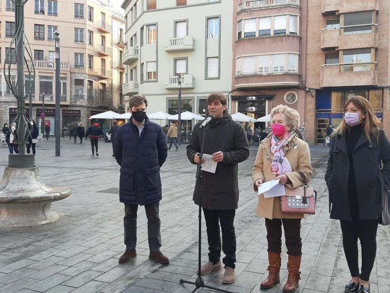 Roda de premsa de presentació del balanç de la campanya dels Bons Comerç.