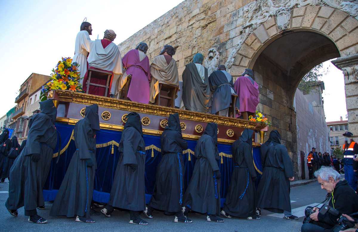 El Sant Enterrament tornarà, si no canvien les coses, als carrers de Tarragona aquest 15 d'abril. Foto: Tarragona Turisme.