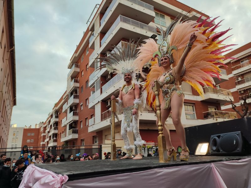 Fot-li Canya, de Vinaròs, ha estat l'encarregada d'encapçalar la Rua. Foto: Tarragona Cultura.