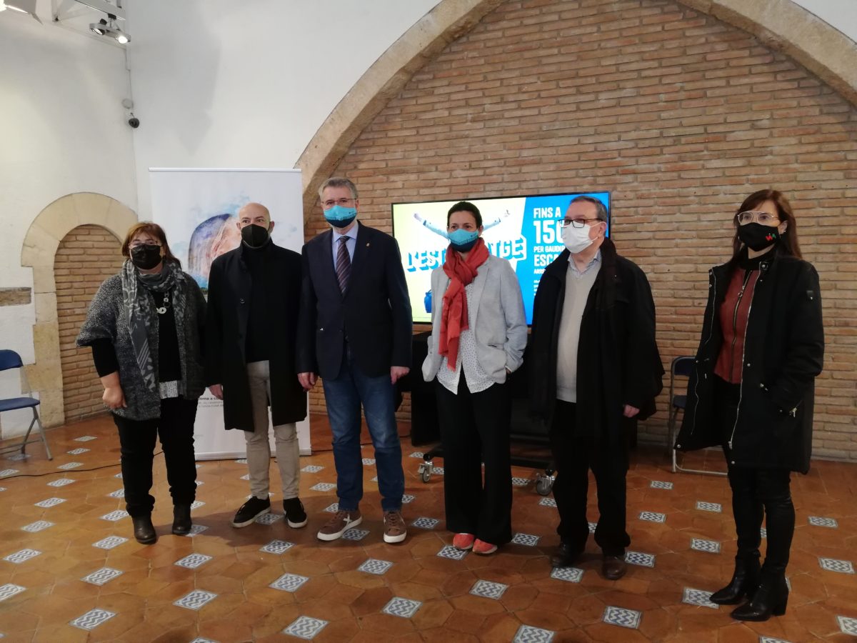 Roda de premsa de presentació de la campanya a Tarragona.