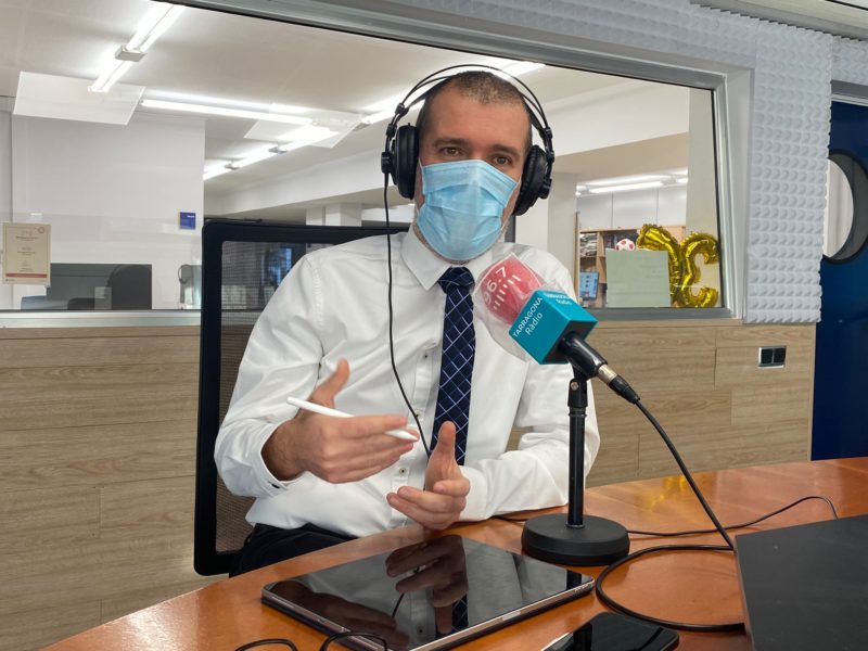 El president del Port, Josep Maria Cruset, en entrevista a Tarragona Ràdio.