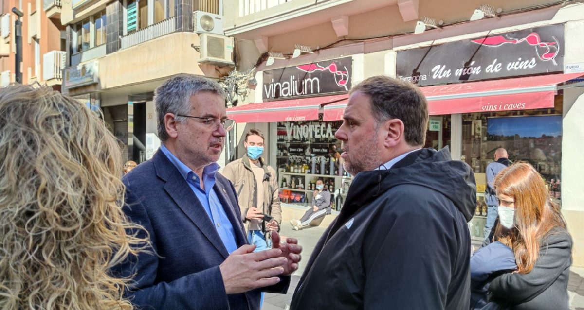 Pau Ricomà i Oriol Junqueras (ERC)