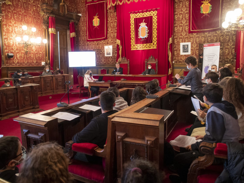 Ple del Consell Municipal d’Infants de Tarragona.