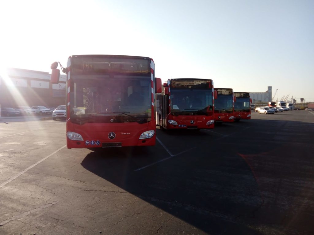 Autobús híbrid EMT frontal