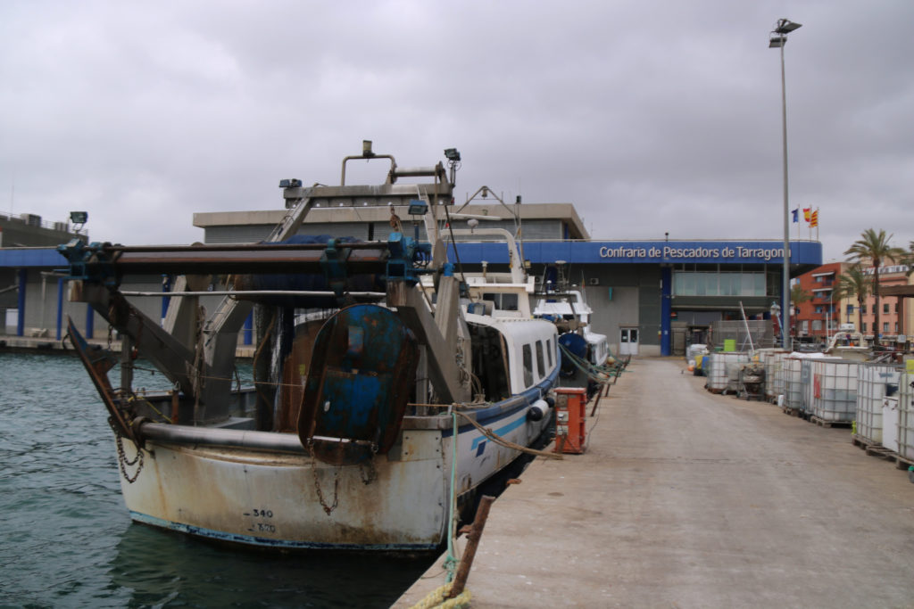 Les barques del Serrallo es queden a port per tercer dia a causa de la vaga dels pescadors. Foto: ACN.